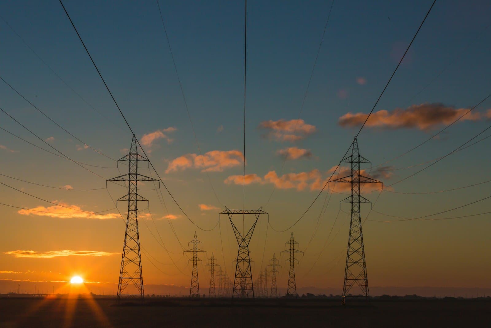 Electricity transmission towers